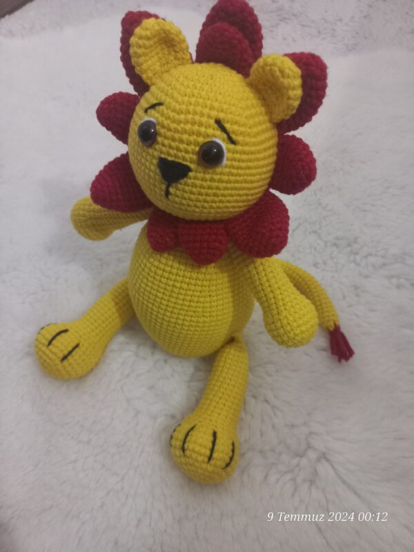 El Yapımı Amigurumi Aslan Oyuncak - Taraftar