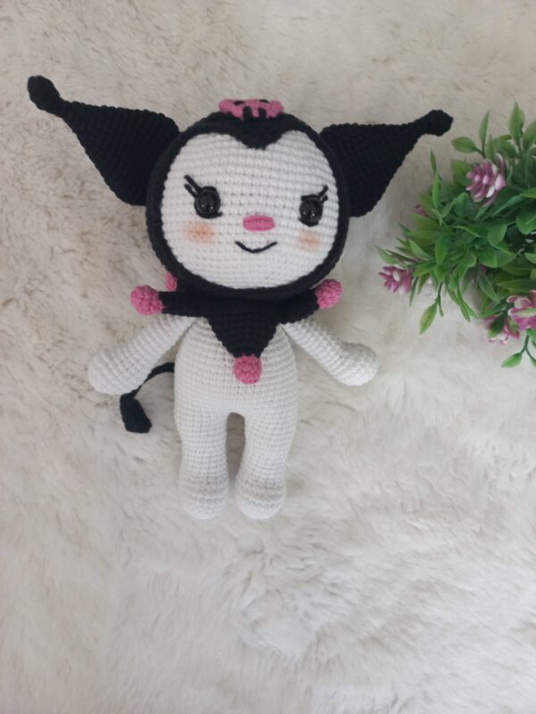 El Yapımı Amigurumi Kuromi Bebek