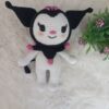 El Yapımı Amigurumi Kuromi Bebek