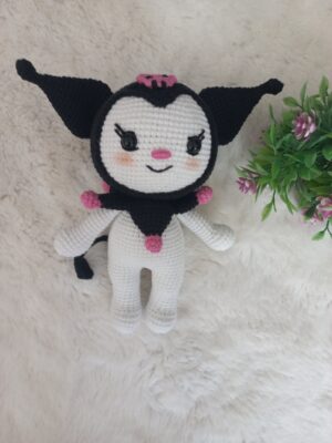 El Yapımı Amigurumi Kuromi Bebek