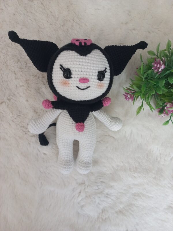El Yapımı Amigurumi Kuromi Bebek