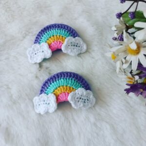 El Yapımı Örgü Toka – Gökkuşağı