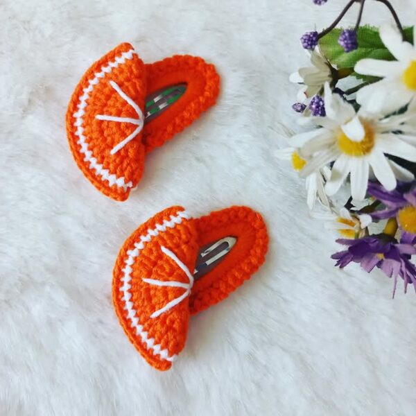 El Yapımı Örgü Toka – Meyve Dilimi