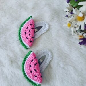 El Yapımı Örgü Toka – Meyve Dilimi