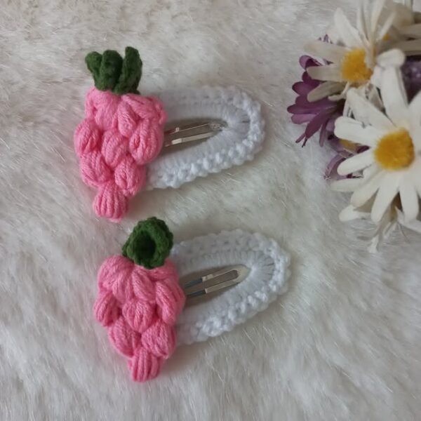 El Yapımı Örgü Toka – Üzüm