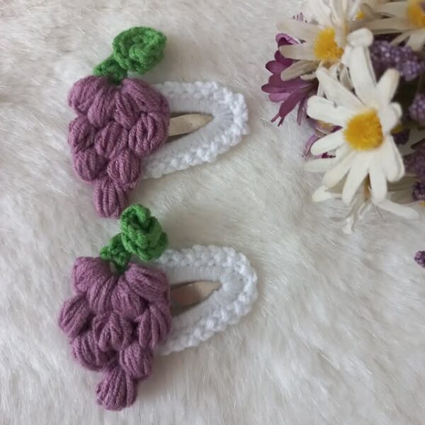 El Yapımı Örgü Toka – Üzüm