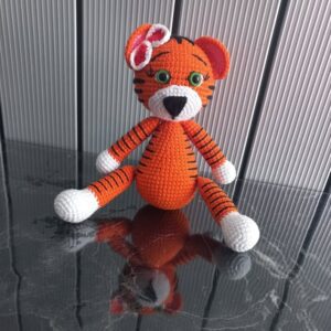 El Yapımı Amigurumi Oyuncak - Dişi Kaplan