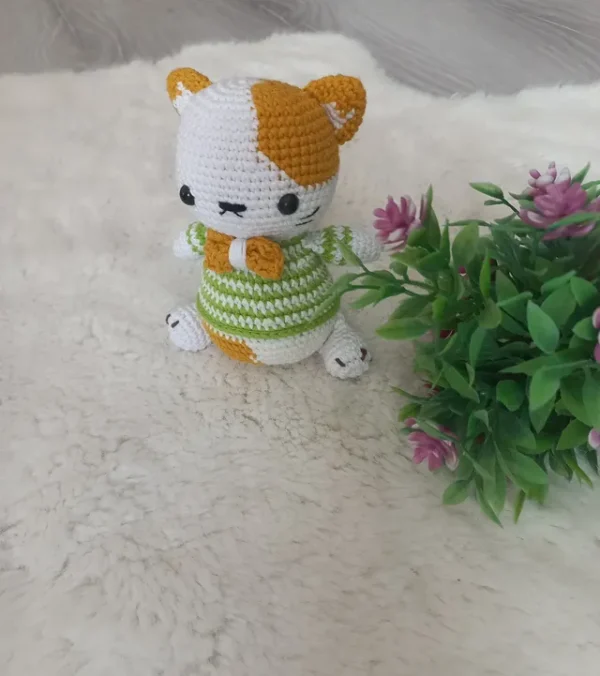 El Yapımı Amigurumi Oyuncak - Minik Kedi