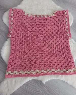 El Yapımı - Pembe Süveter